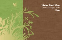 A Green Earth Save the Date Magnets