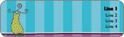 Funky Fashion Return Address Labels