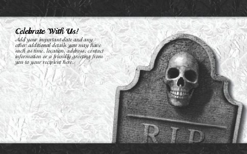Boneyard Oversized Save the Date  Postcards