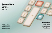 Calculating Data Full Colour Magnetic Business Cards