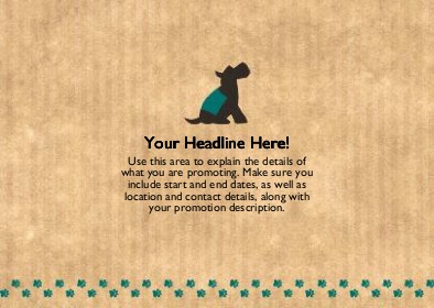 Tracking Business Full Colour Standard Sized Postcards