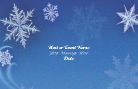 Whirling Flakes Save the Date Magnets