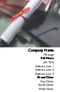 Diploma and Mortar Board Full Colour Magnetic Business Cards