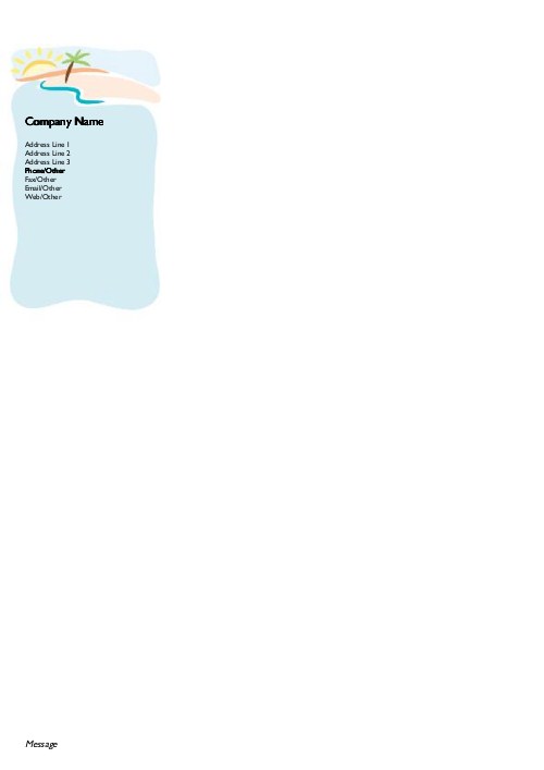Lap of Luxury A4 Letterhead