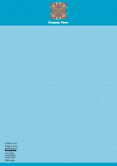 Psychedelic Starburst A4 Letterhead