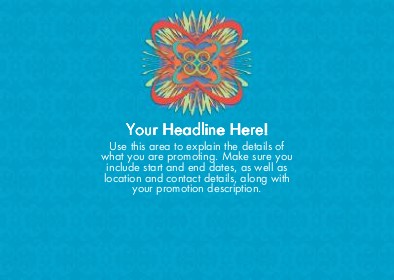 Psychedelic Starburst Full Colour Standard Sized Postcards