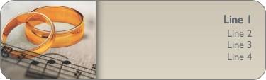 Romantic Music Return Address Labels