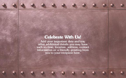 Simply Riveting Oversized Save the Date  Postcards