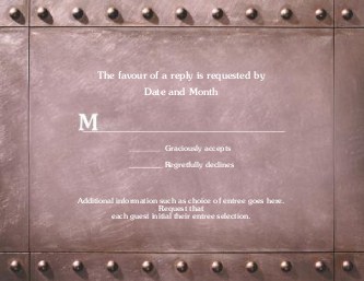 Simply Riveting Reply Cards