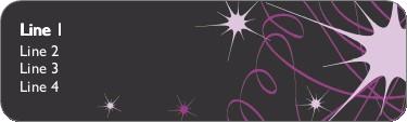 Cool Cosmos Return Address Labels