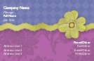 Feminine Charm Full Colour Magnetic Business Cards