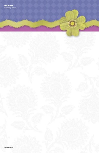 Feminine Charm Large Note Pads