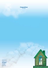 Green Living A4 Letterhead