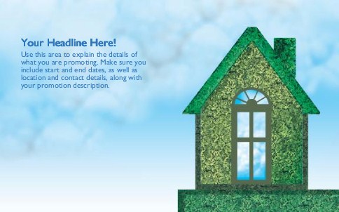 Green Living Full Colour Oversized Postcards