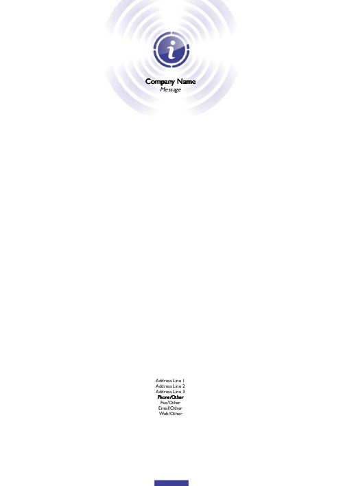 I for Innovation A4 Letterhead