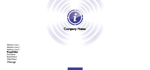 I for Innovation Full Colour Compliment Slips