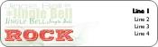 Rockin'  Christmas Return Address Labels