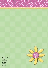 Sweet Sunflower A4 Letterhead