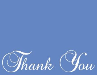 Cornflower Baby Flourish Wedding Thank You Cards