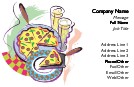 Pizza Shop Recycled Business Cards