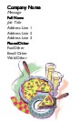 Pizza Shop Full Colour Magnetic Business Cards