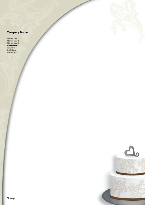 Double Layer Dream A4 Letterhead