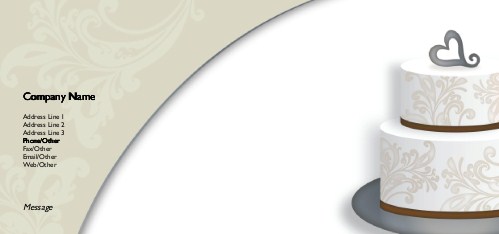 Double Layer Dream Full Colour Compliment Slips