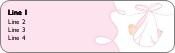 Hey, Baby Girl! Return Address Labels
