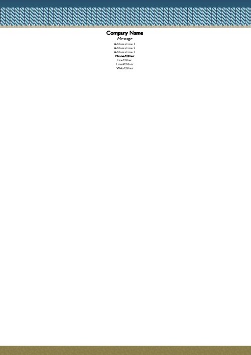 Plush Pile Carpet A4 Letterhead