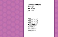 Perky Polka Dots Recycled Business Cards