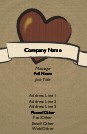Tough Love Recycled Business Cards