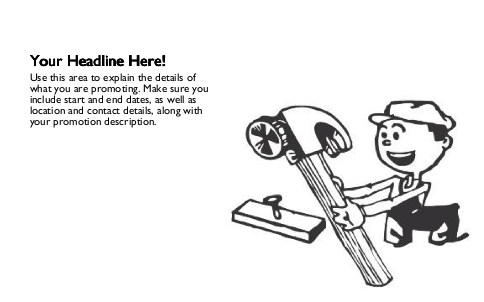 Joe the Handyman Full Colour Oversized Postcards