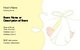 Hey, Baby! Postcard Invitation-Oversized