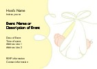 Hey, Baby! Postcard Invitation-Standard