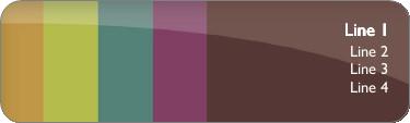 Pantone Prism Return Address Labels