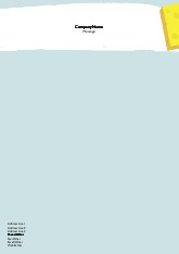 Sponge Magic A4 Letterhead