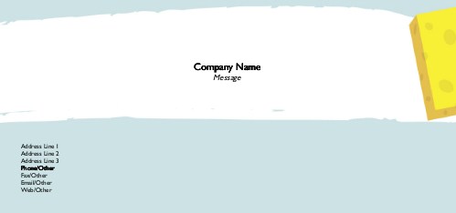 Sponge Magic Full Colour Compliment Slips