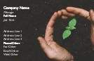Thinking Green Full Colour Magnetic Business Cards