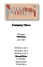What a Workbench Recycled Business Cards