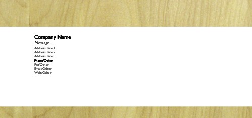 Go with the Grain Full Colour Compliment Slips