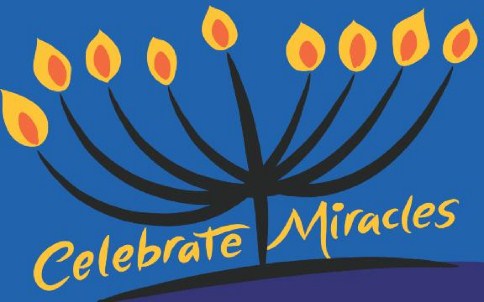 Mod Menorah Full Colour Oversized Postcards
