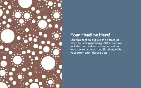 Coffee Buzz Constellation Full Colour Oversized Postcards