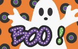 Ghostly Greeting Full Colour Oversized Postcards