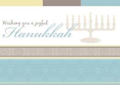 Joyful Hanukkah Full Colour Standard Sized Postcards