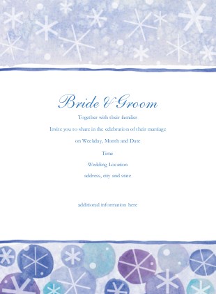 Love Crystallises Wedding Invitations