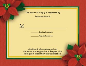 Merry Bloom Reply Cards
