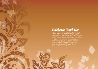 October Skies Standard Sized Save the Date Postcards