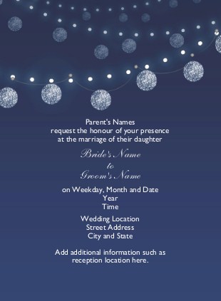 Twilight Affair Wedding Invitations