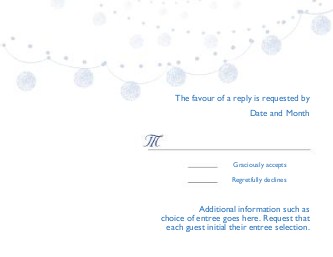 Twilight Affair Reply Cards