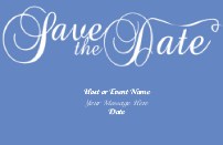 Cornflower Baby Flourish Save the Date Magnets